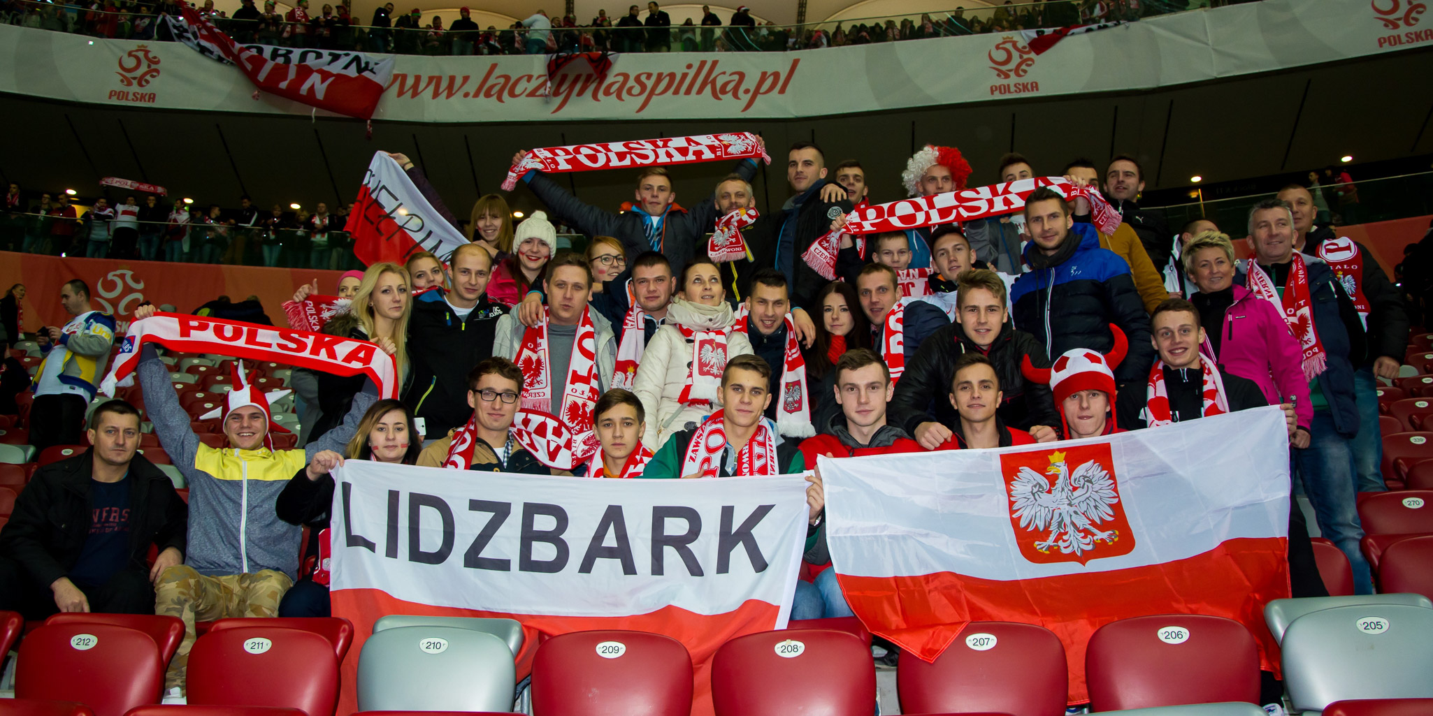 Lidzbark kibicuje Reprezentacji Polski