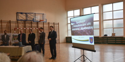 Spotkanie burmistrza z mieszkańcami ulic Jeleńska i Myśliwska
