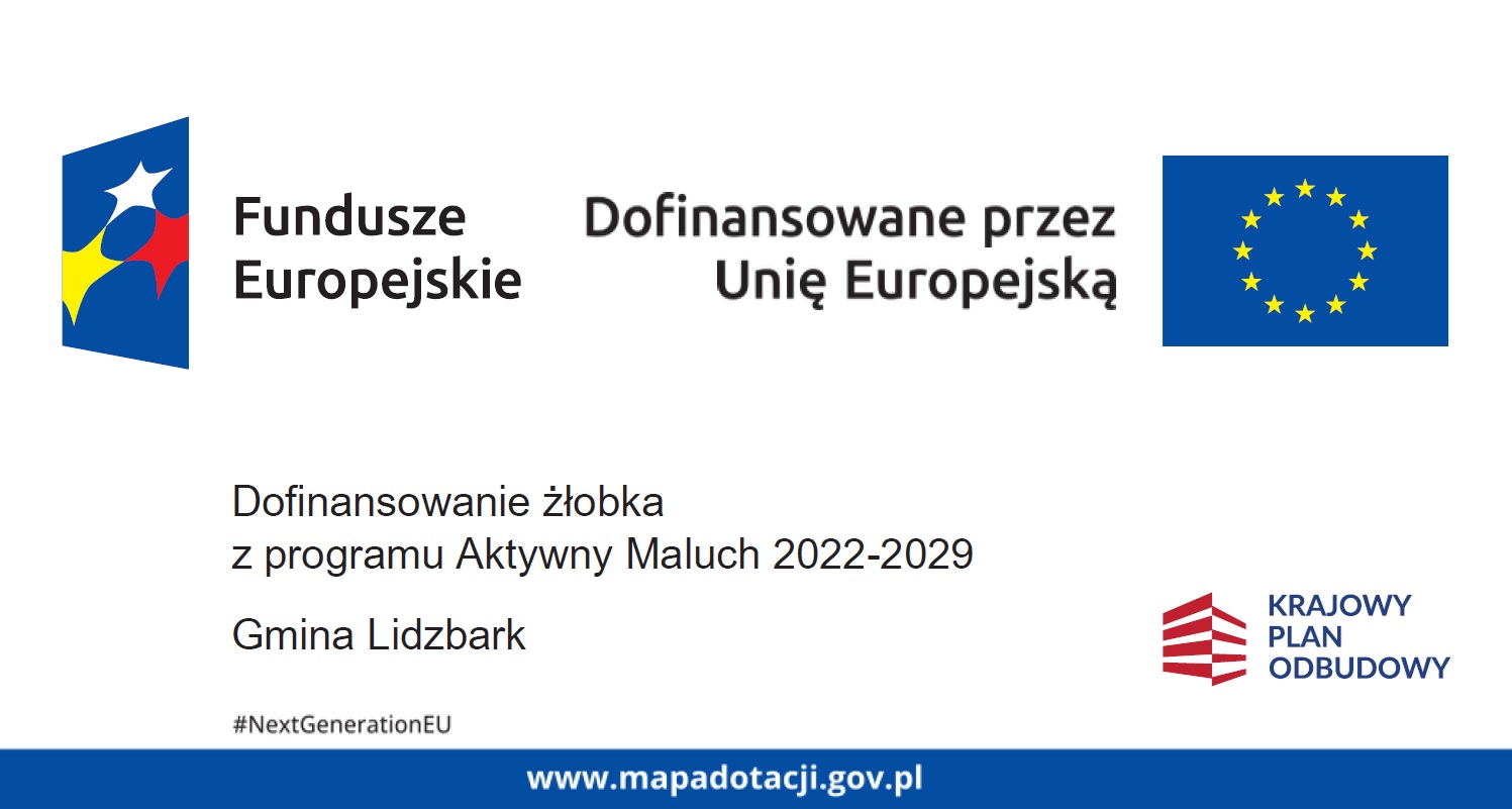 1 380 672,00 zł z KPO na stworzenie nowego żłobka w Lidzbarku