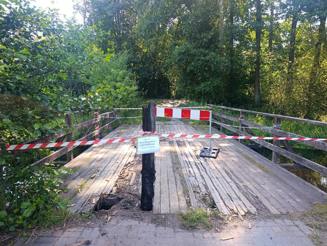 Most w Wąpiersku zamknięty!